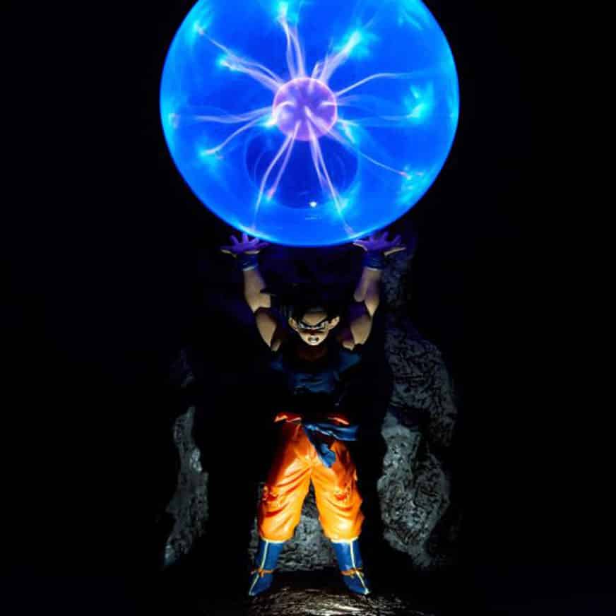 dbz goku spirit bomb