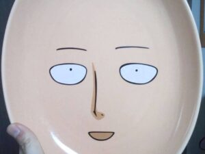One Punch Man Plate Shut Up And Take My Yen : Anime & Gaming Merchandise