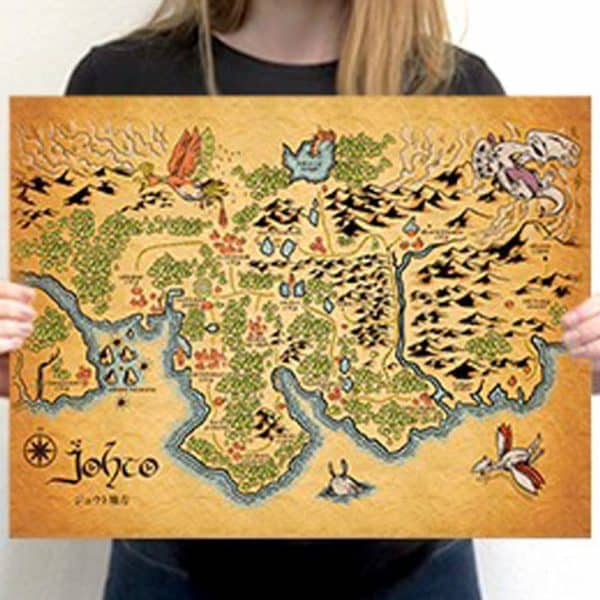 Pokemon Map Posters Shut Up And Take My Yen : Anime & Gaming Merchandise