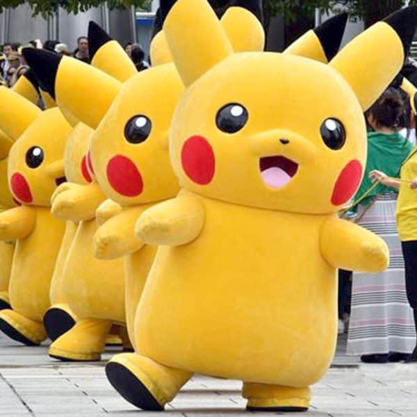Pikachu mascot costume