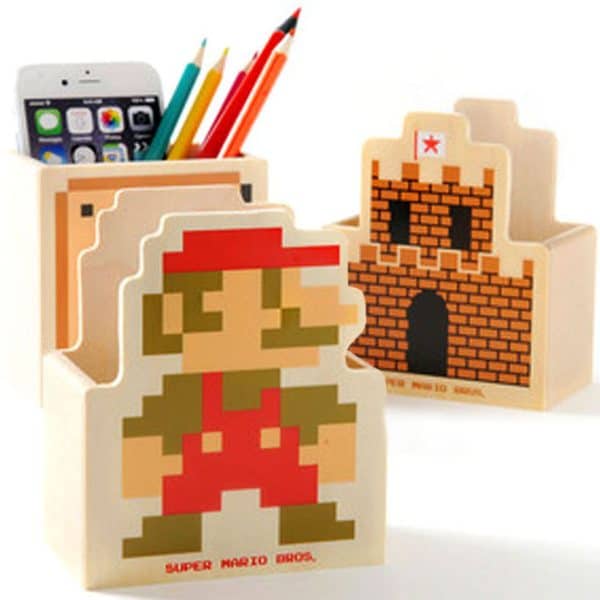 Super Mario Pencil Holder Shut Up And Take My Yen : Anime & Gaming Merchandise