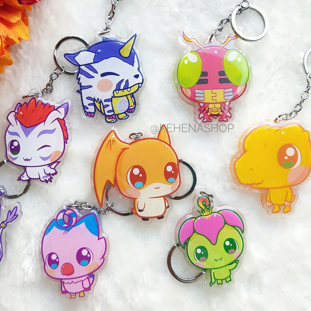 Digimon Keychains