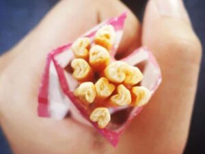 Strawberry Heart Shaped Pocky Sticks