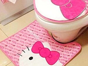 Hello Kitty Toilet Set