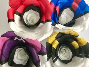Pokemon Pokeball Roses