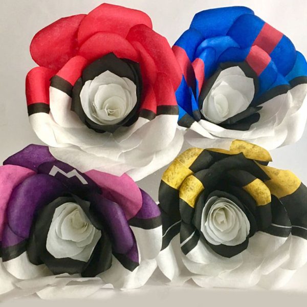 Pokemon Pokeball Roses