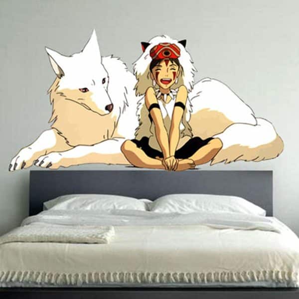 Princess Mononoke Wall Decal Shut Up And Take My Yen : Anime & Gaming Merchandise