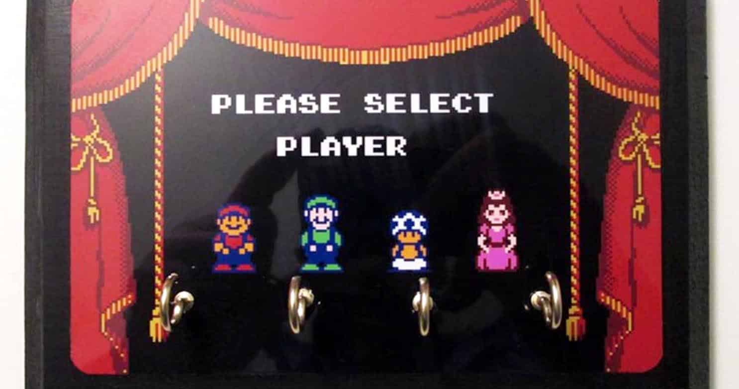 Super Mario Brothers Key Hanger