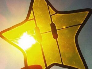 Super Mario Stained Glass