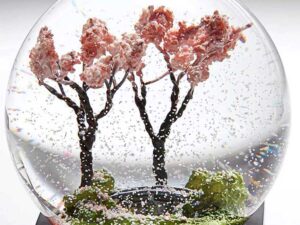 Cherry Blossom Snow Globe