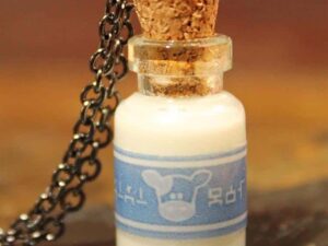 Legend of Zelda Lon Lon Milk Bottle Necklace
