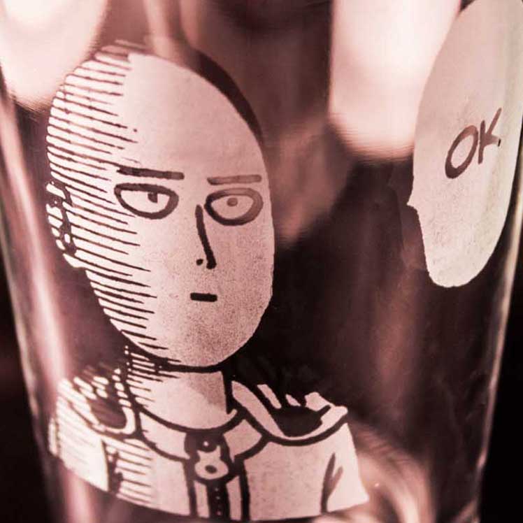 One Punch Man Glass