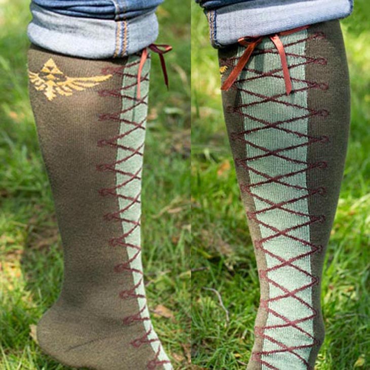 Legend Of Zelda Long Socks