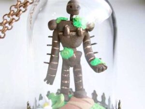 Castle In The Sky Robot Necklace