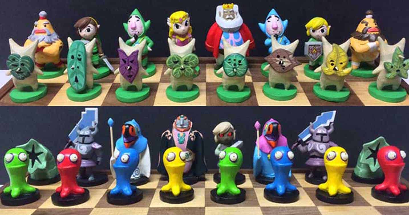 Legend Of Zelda Chess Set