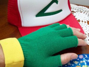 Pokemon Ash Ketchum Hat & Gloves