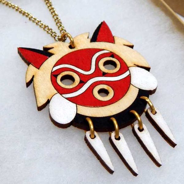 Princess Mononoke Mask Necklace