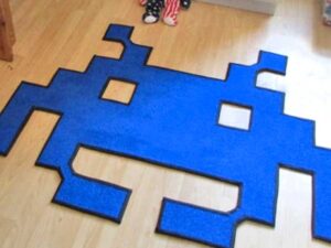Space Invaders Rug