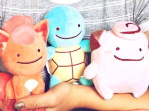 Pokemon Transformed Ditto Plushies