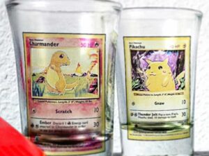 Pokemon Trading Card Shot Glasses
