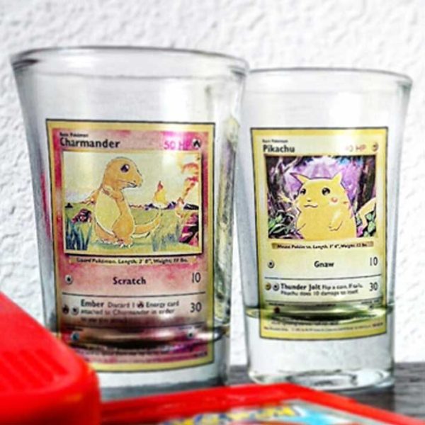 Pokemon Trading Card Shot Glasses