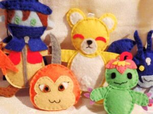 Digimon Felt Charms