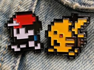 Pokemon Ash and Pikachu Pins