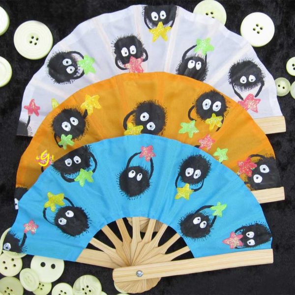 Soot Sprite Hand Fan