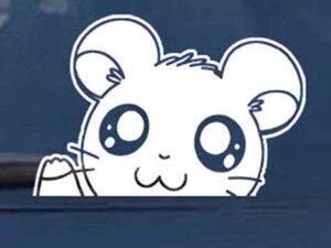 Hamtaro Car Window Decal