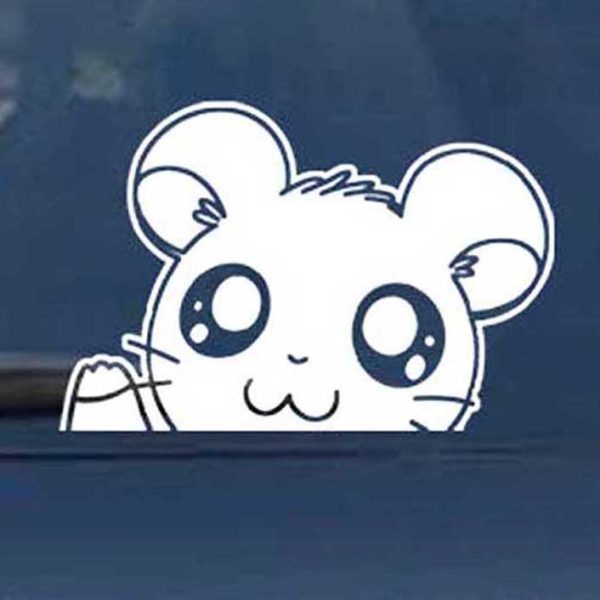 Hamtaro Car Window Decal