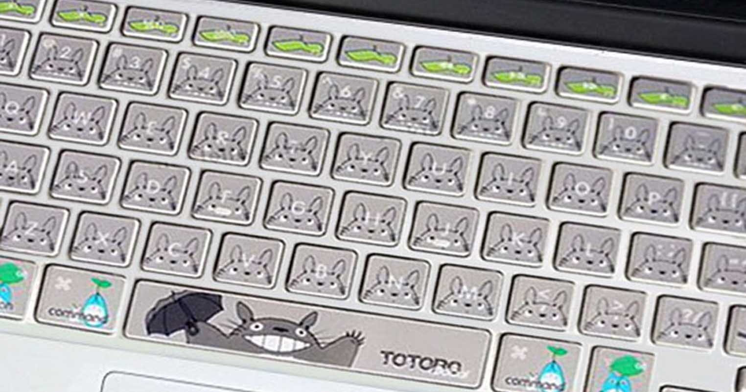 My Neighbor Totoro Keyboard Decals