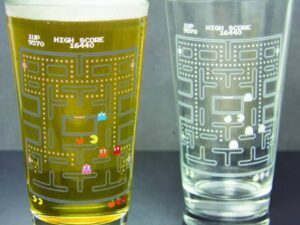 Pac-Man Cold Change Pint Glass