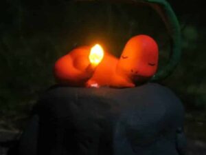 Pokemon Light Up Charmander Sculpture
