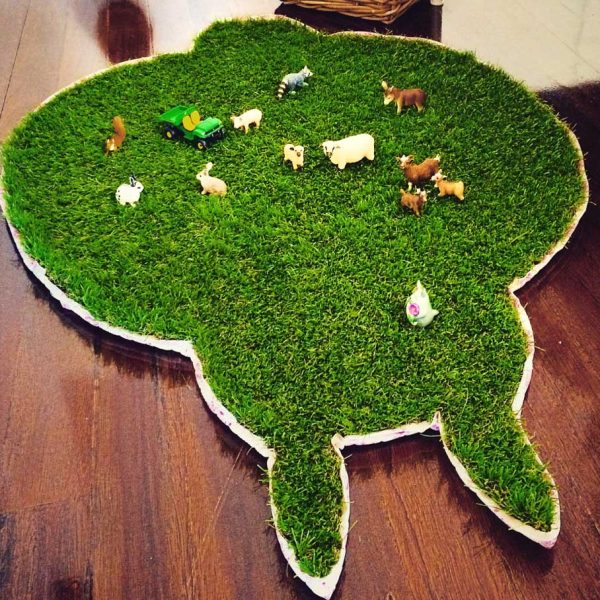 Grass Totoro Rug