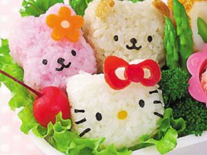 Hello Kitty Rice Ball Mold