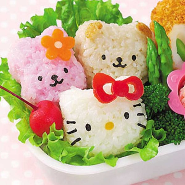 Hello Kitty Rice Ball Mold