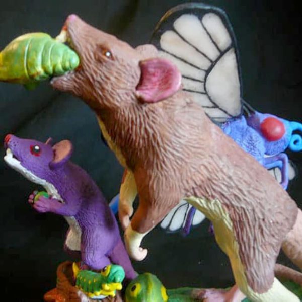 Realistic Pokemon Family Sculptures