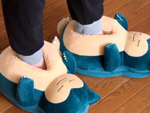Snoring Snorlax Slippers
