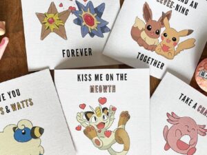 Pokemon Valentines Day Cards