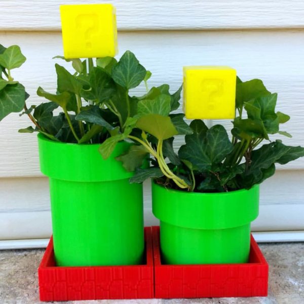 Super Mario Warp Pipe Planters