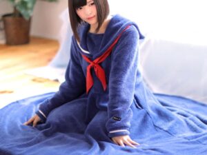 Wearable School Girl Blanket
