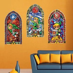 Zelda Stained Glass Wall Decals