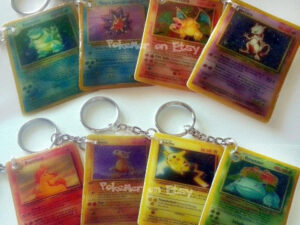 Pokemon Card Keychains