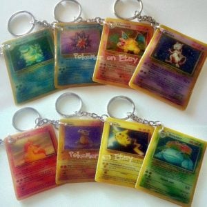 Pokemon Card Keychains