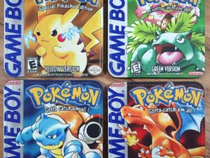 Pokemon Gameboy Coasters