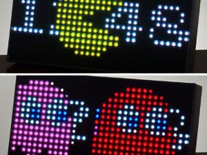 Animated Pac-Man Clock