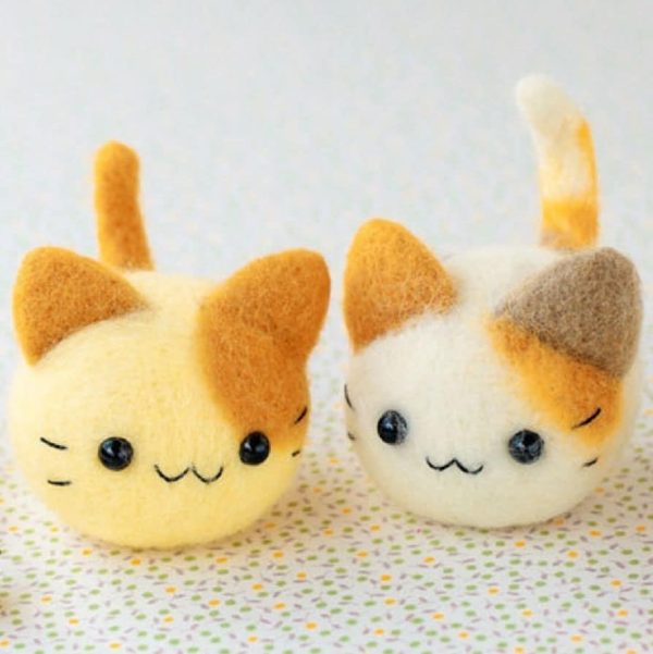 Cat Needle Felting Kit