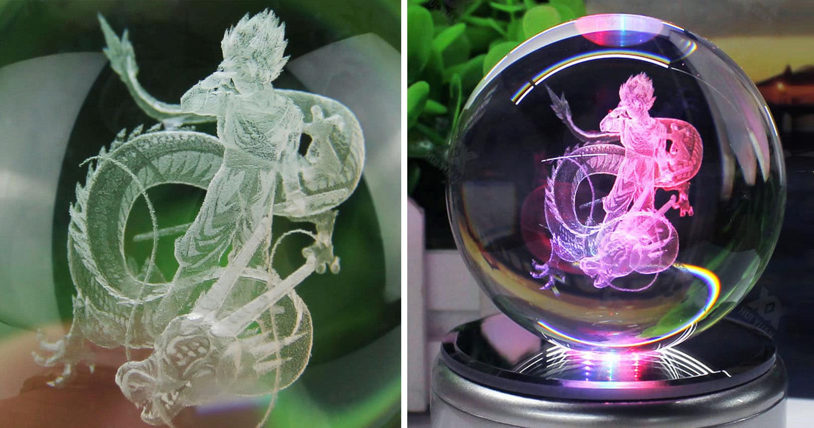 Dragon Ball Z Goku & Shenron LED Crystal Ball