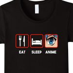 Eat Sleep Anime T-Shirt