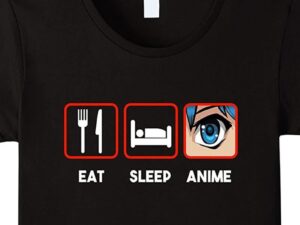 Eat Sleep Anime T-Shirt